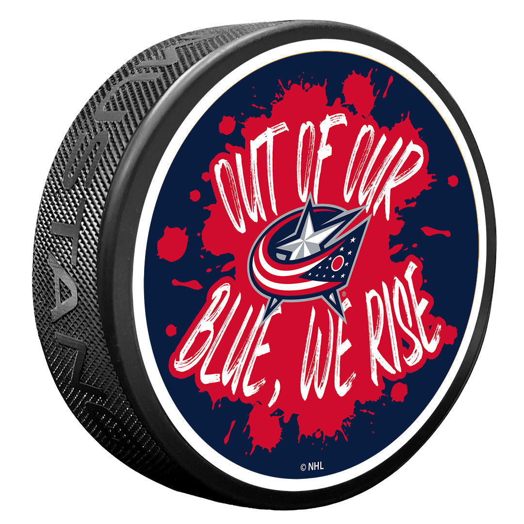 Columbus Blue Jackets Puck Slogan