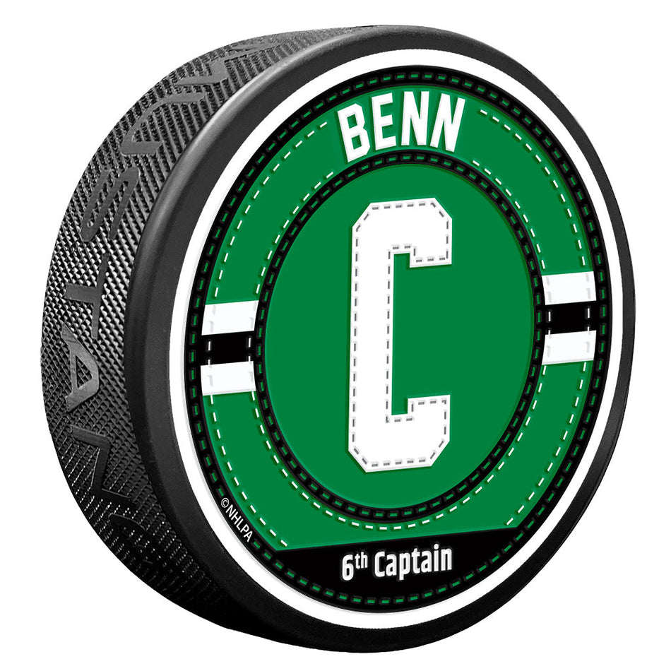 Jamie Benn Puck - Captain Jersey Stitch