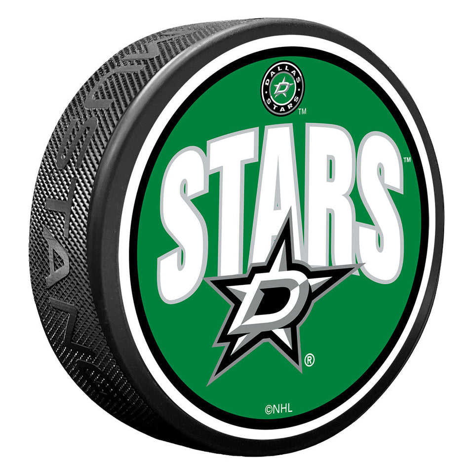 Dallas Stars Puck | Wordmark