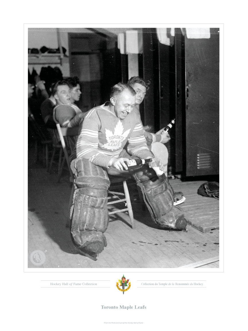 Toronto Maple Leafs Memorabilia -1934 George Hainsworth Classic - 12" x 16" Print