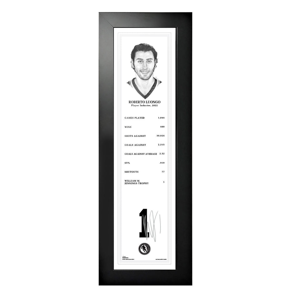 NHL Legends | 6" x 22" Frame | 2022 Roberto Luongo