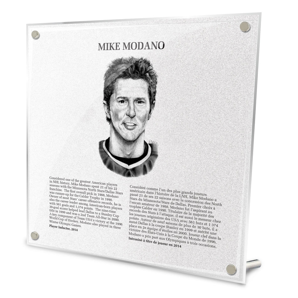 NHL Legends | Hockey Hall of Fame Plaque | Mike Modano