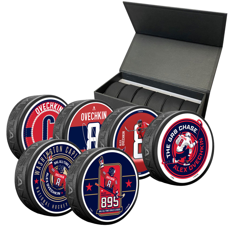 Alexander Ovechkin | 895 Recording Breaking 6 Puck Pack
