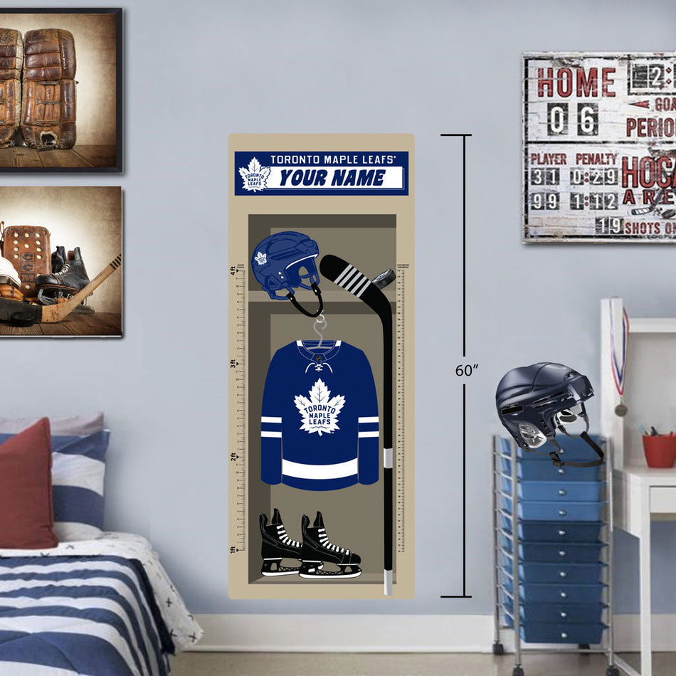 Toronto Maple Leafs Personalized Growth Chart 24" x 60"