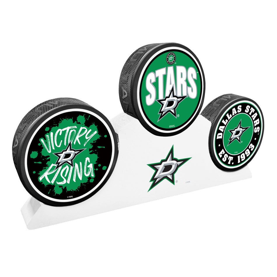 Dallas Stars - 3 Puck Podium Set