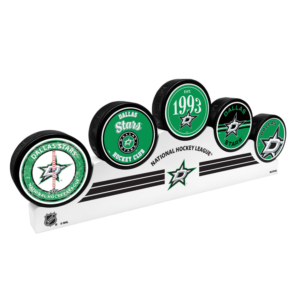 Dallas Stars - 5 Puck Podium Set