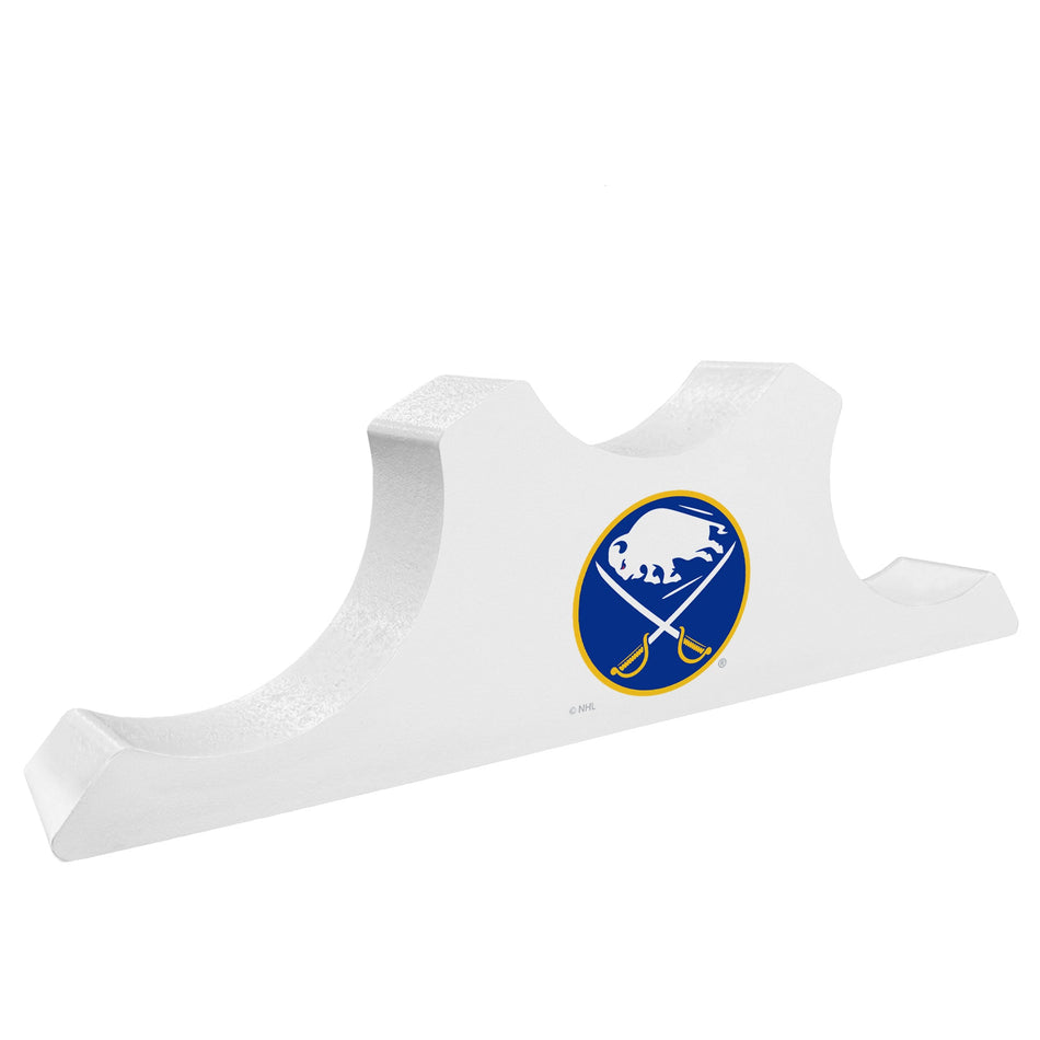 Buffalo Sabres - Wood 3 Puck Podium