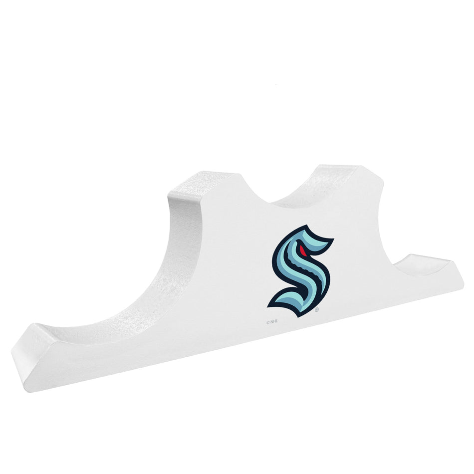 Seattle Kraken - Wood 3 Puck Podium