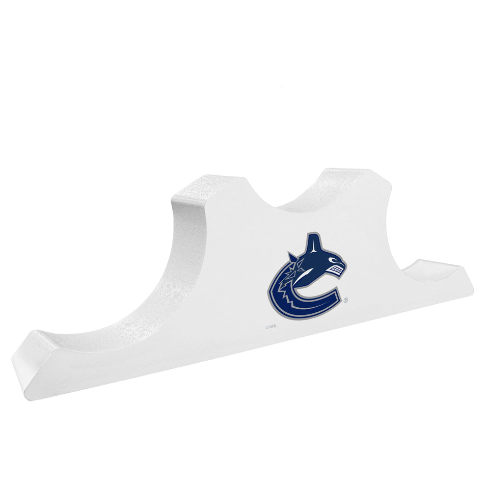 Vancouver Canucks - Wood 3 Puck Podium