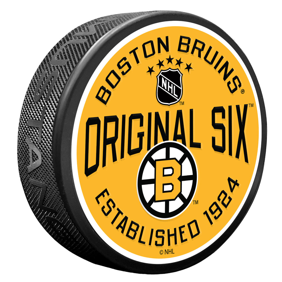 Original Six Boston Bruins Puck