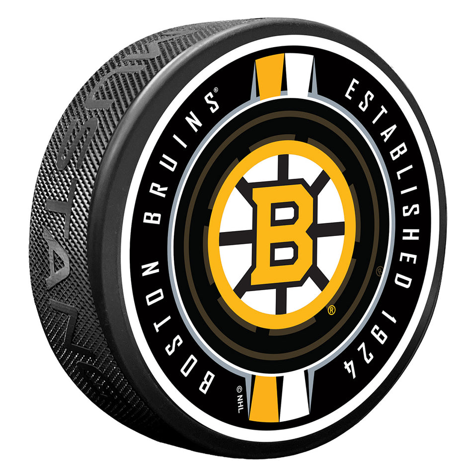 Boston Bruins Puck - Ribbon