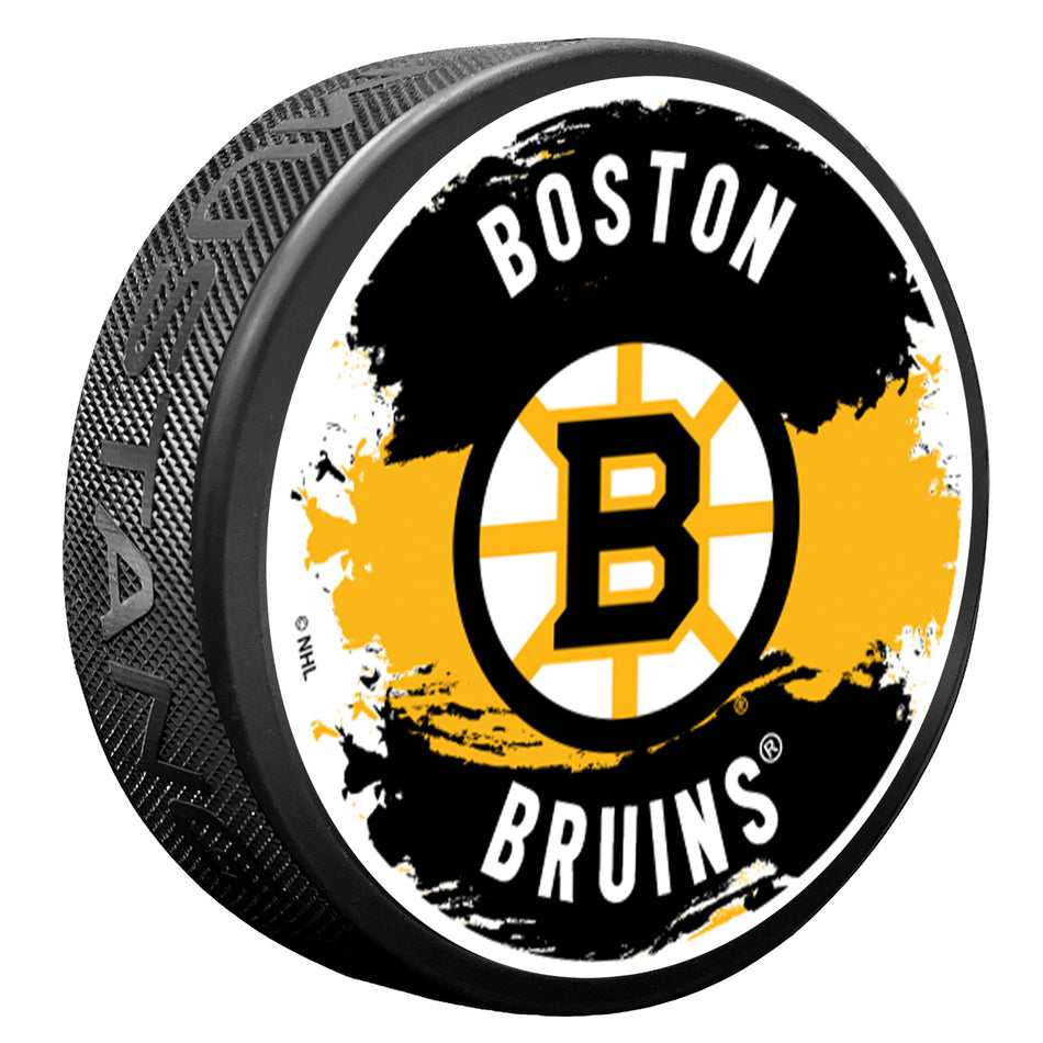 Boston Bruins Puck - Splash