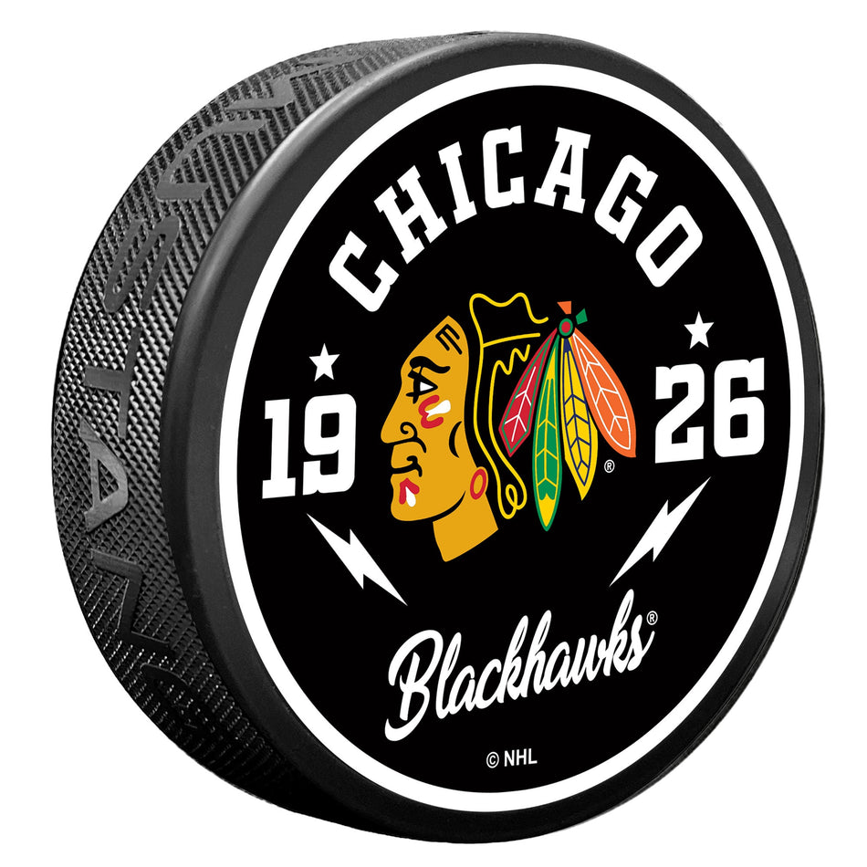 Chicago Blackhawks Puck - Bolt