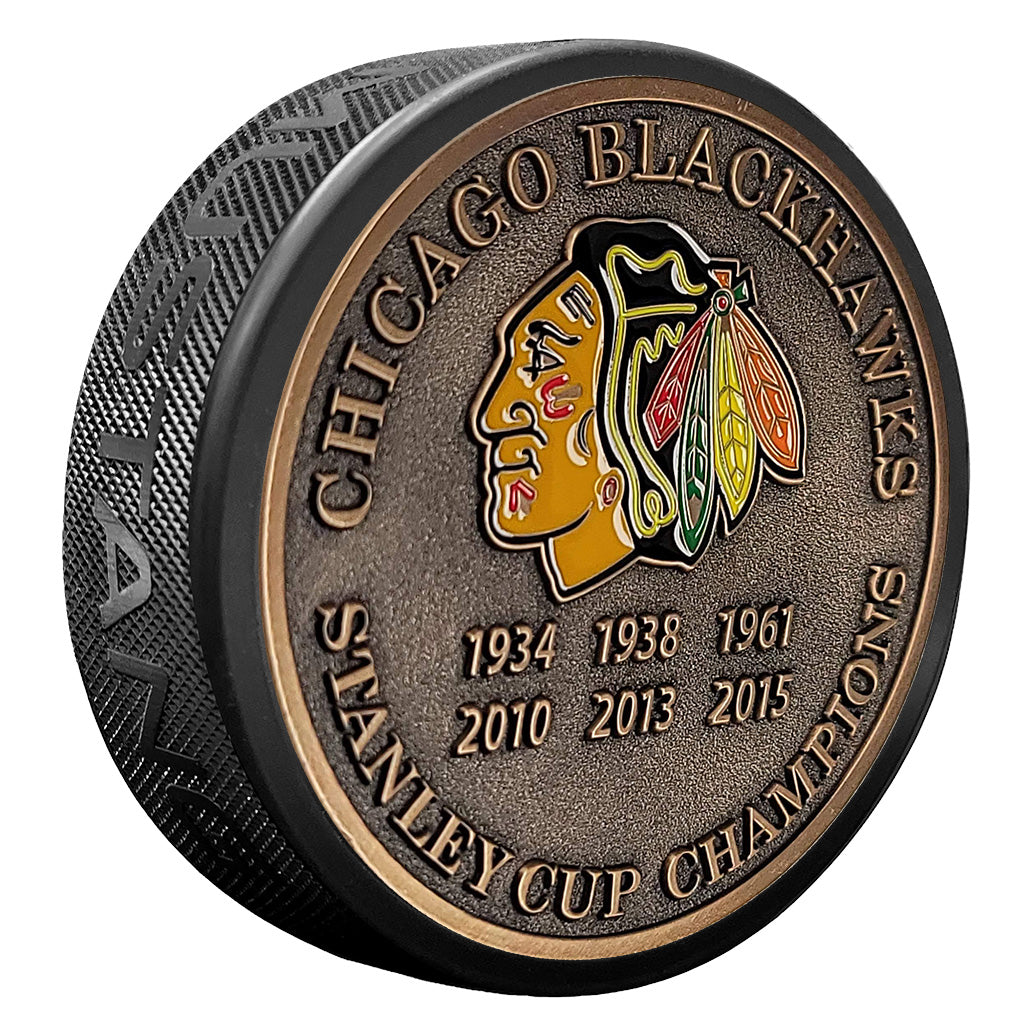 Chicago Blackhawks ice outlet puck collectible