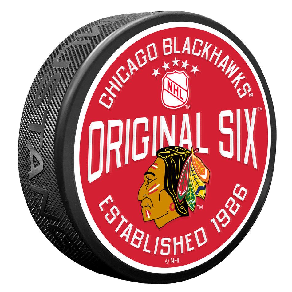 Original Six Chicago Blackhawks Puck