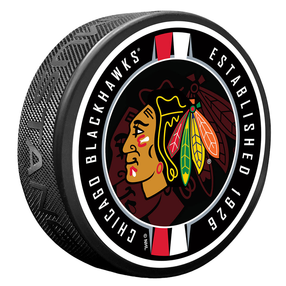 Chicago Blackhawks Puck - Ribbon