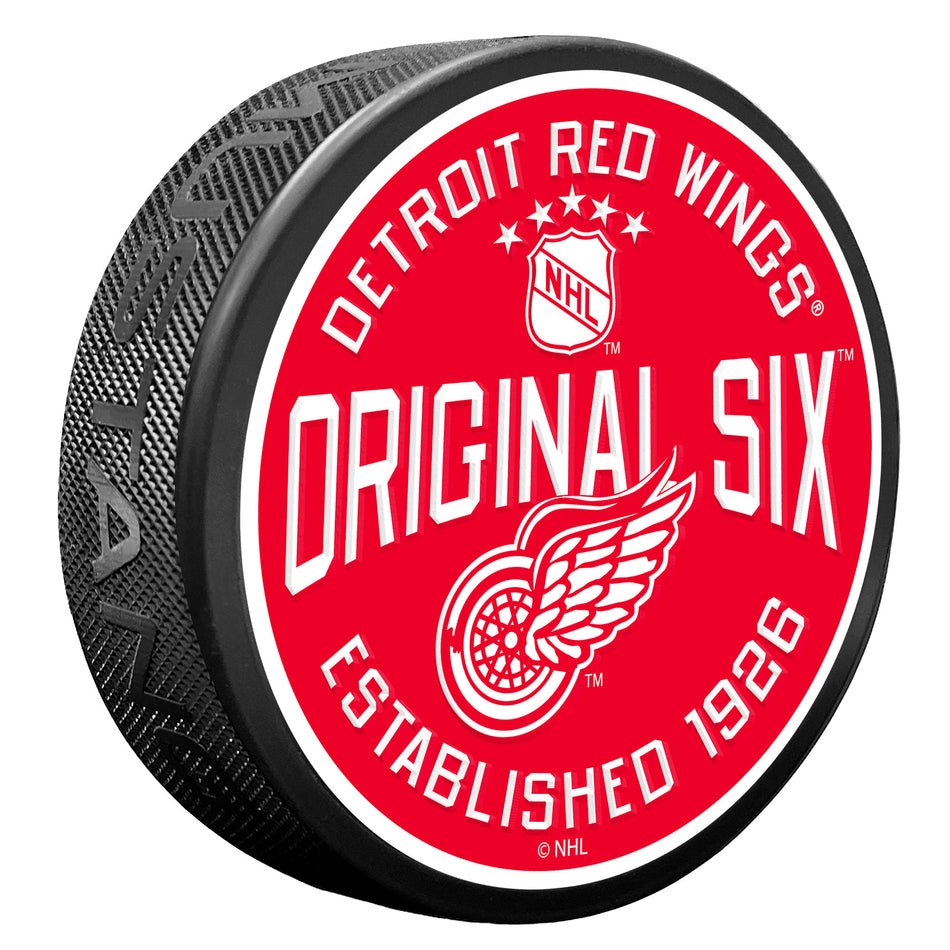 Original Six Detroit Red Wings Puck