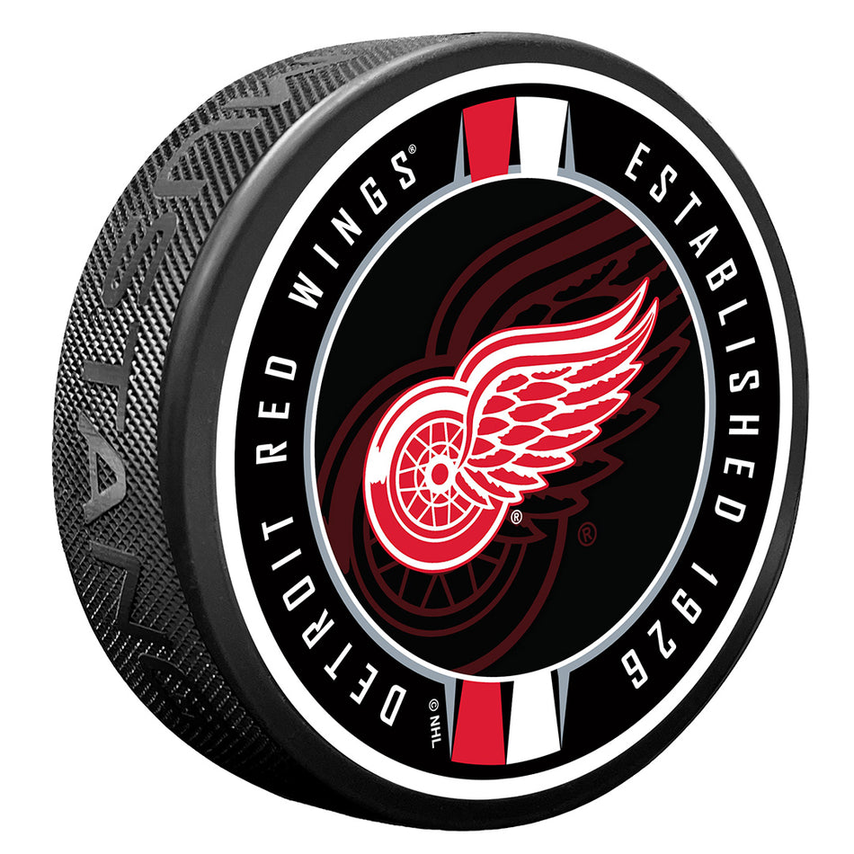 Detroit Red Wings Puck - Ribbon