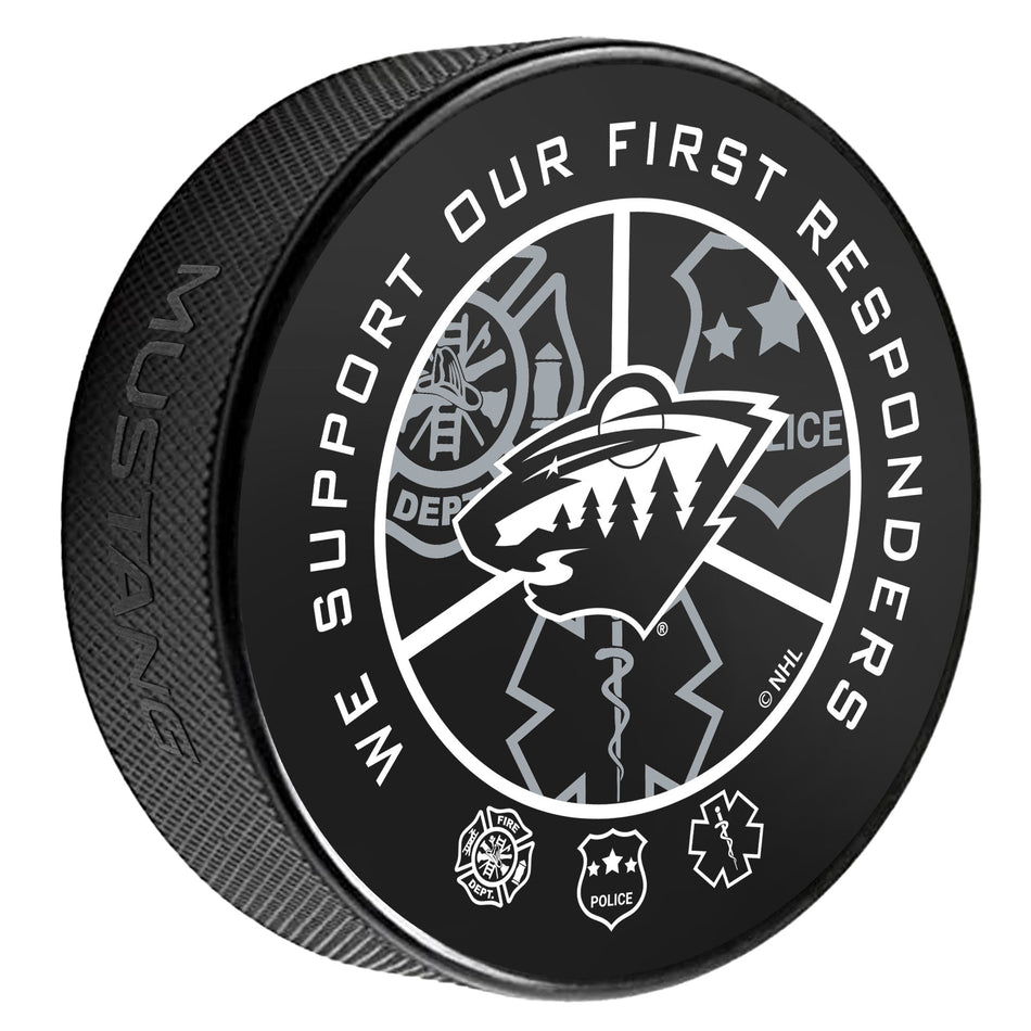 Minnesota Wild Puck | Printed First Responders