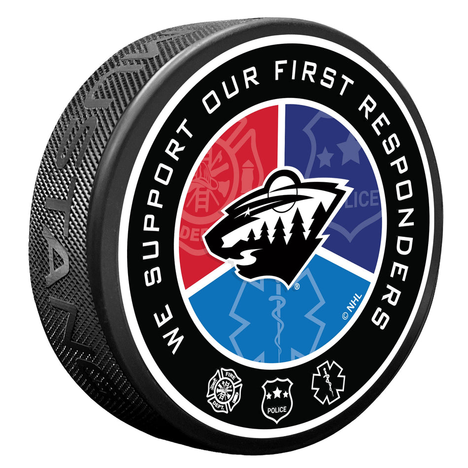 Minnesota Wild Puck - First Responder