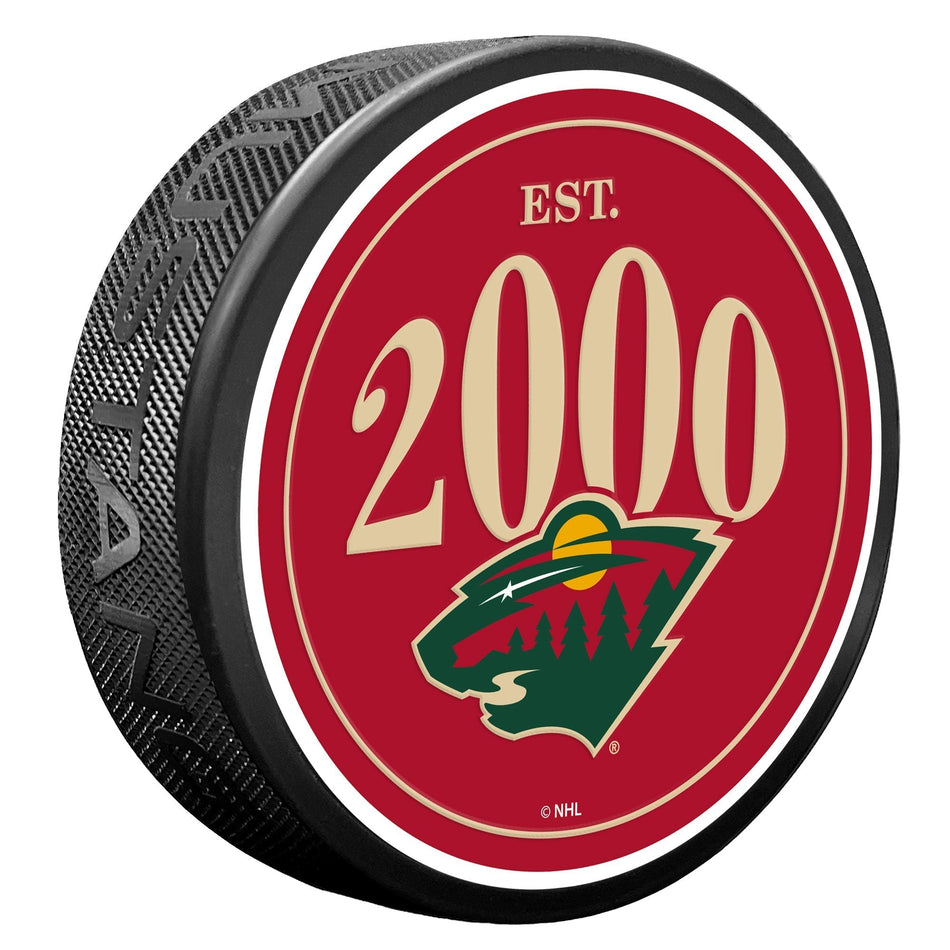 Minnesota Wild Puck - Founding Year
