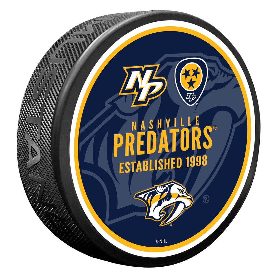 Nashville Predators Puck - Heritage