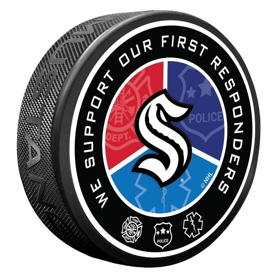 Seattle Kraken Puck - First Responder