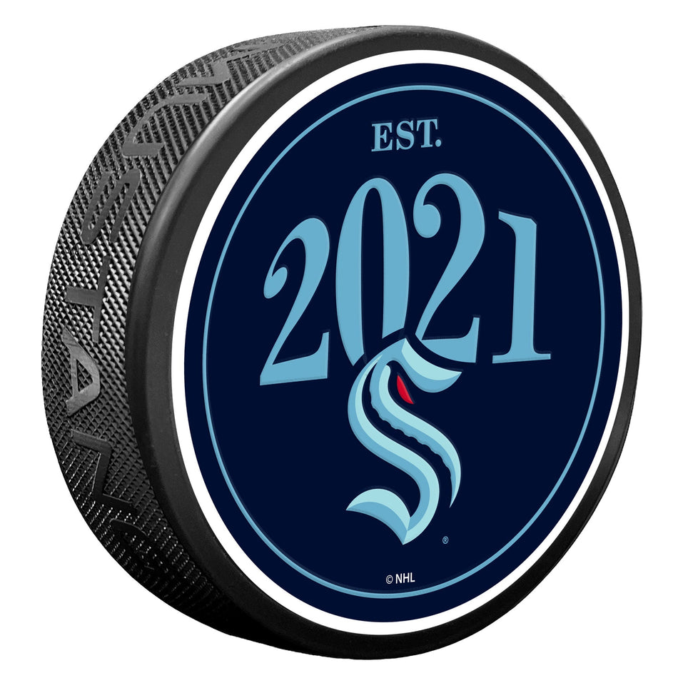 Seattle Kraken Puck - Founding Year