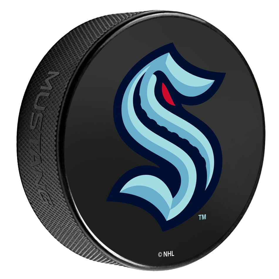 Seattle Kraken Puck | Printed Primary Logo