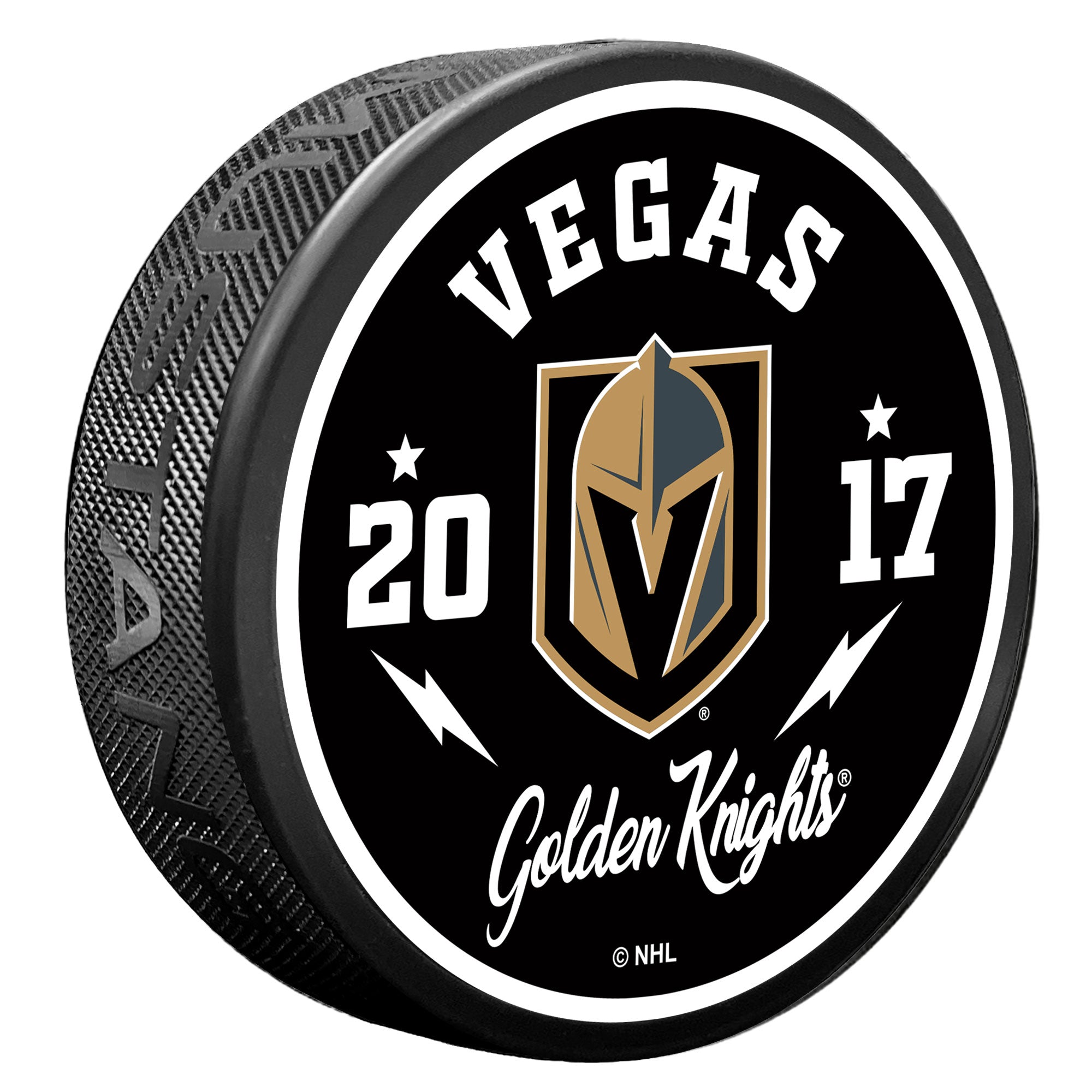 Vegas Golden Knights Puck Double Round Sports Decor Hockey Hall vegas-golden-knights-puck-double-round-sports-decor-hockey-hall