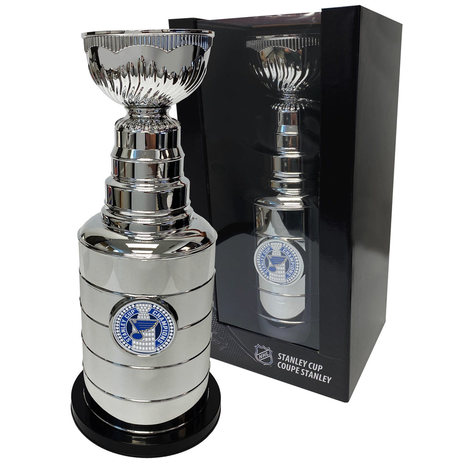 St. Louis Blues Stanley Cup Coin Bank with Trimflexx