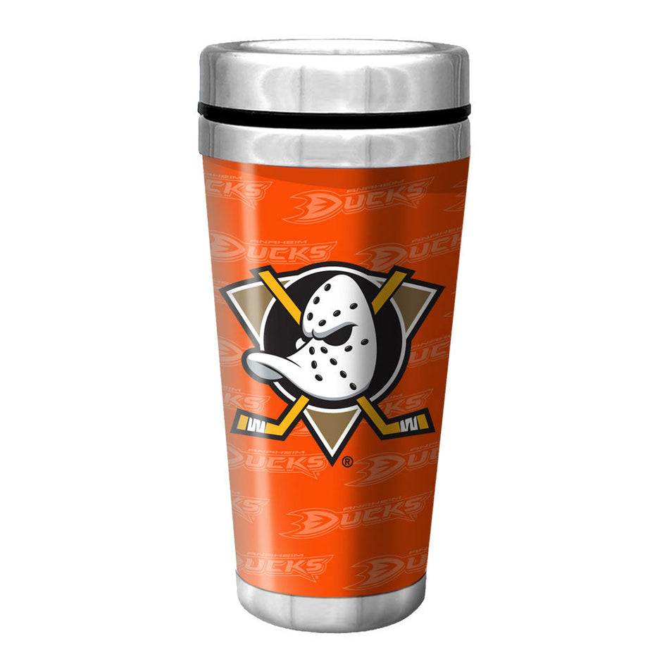 Anaheim Ducks Travel Mug - 16 oz. Full Wrap