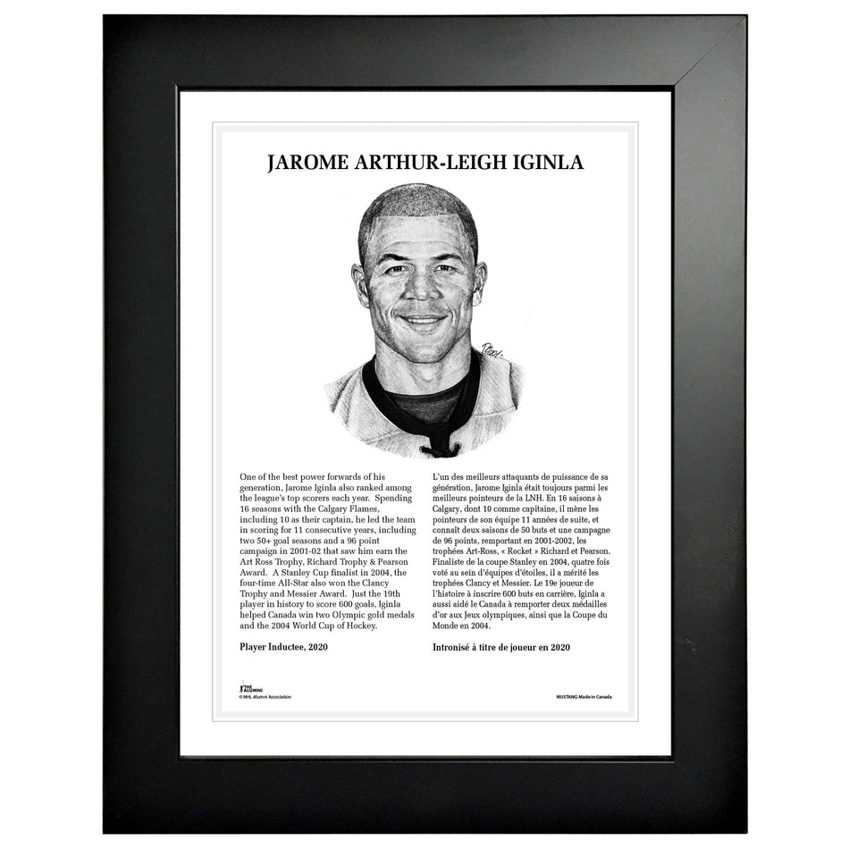 NHL Legends | 12" x 16" Frame | 2020 Jarome Iginla