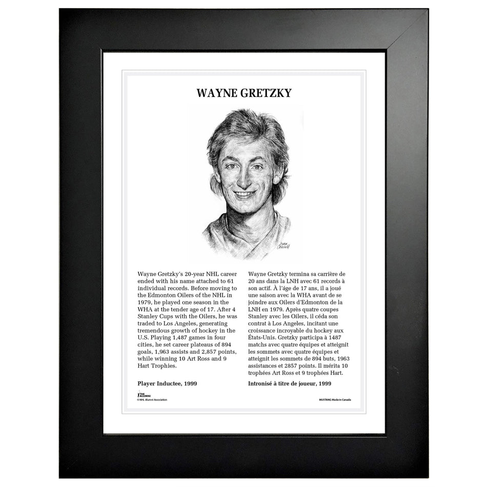 NHL Legends | 12" x 16" Frame | 1999 Wayne Gretzky