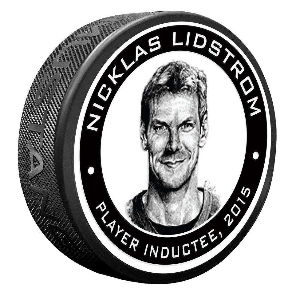 Hockey Hall of Fame Puck - Nicklas Lidstrom - Legends Line