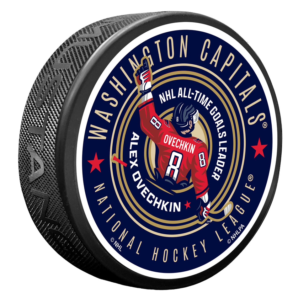 Alexander Ovechkin| 895 Record Breaking Puck