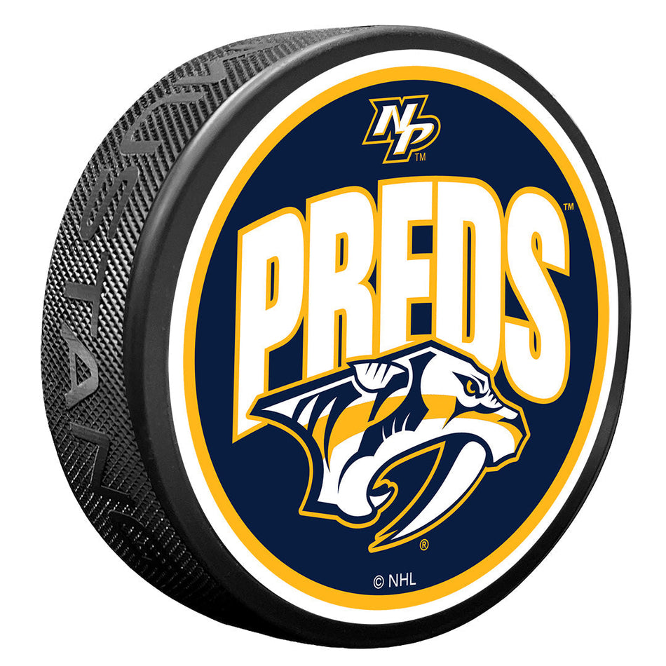 Nashville Predators Puck | Wordmark