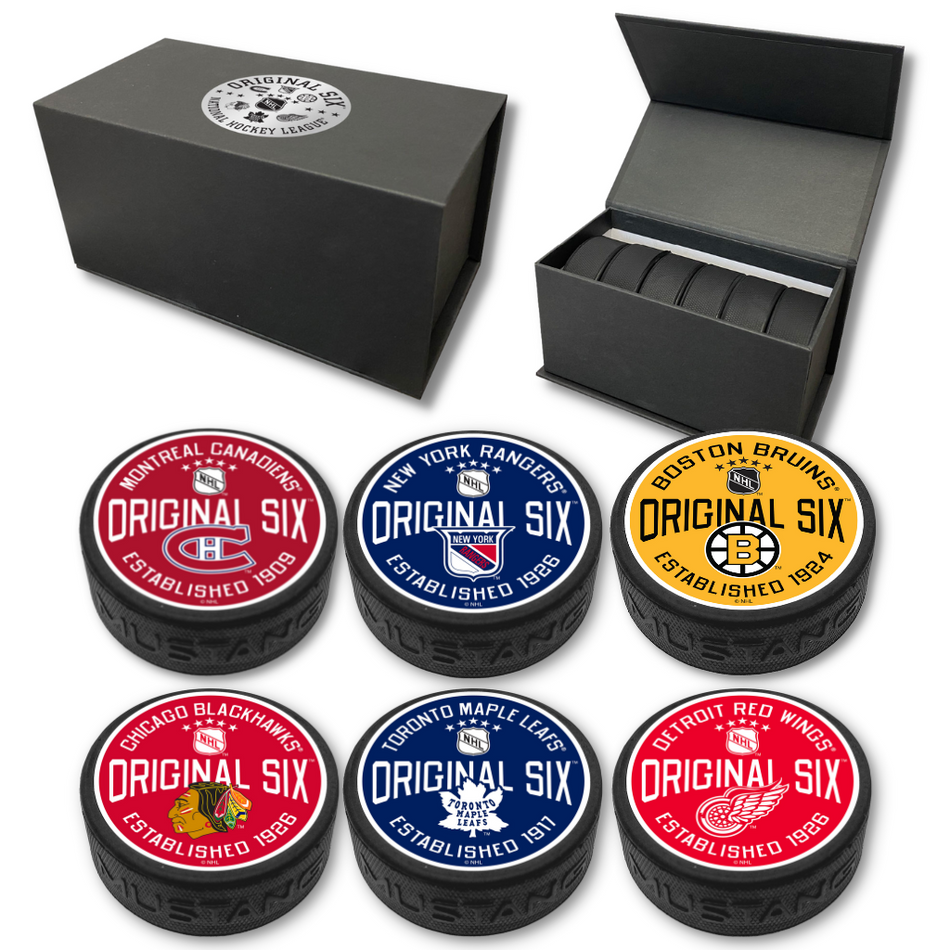 Original Six - Collectible Puck Set