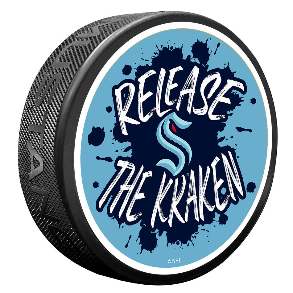 Seattle Kraken Puck | Slogan