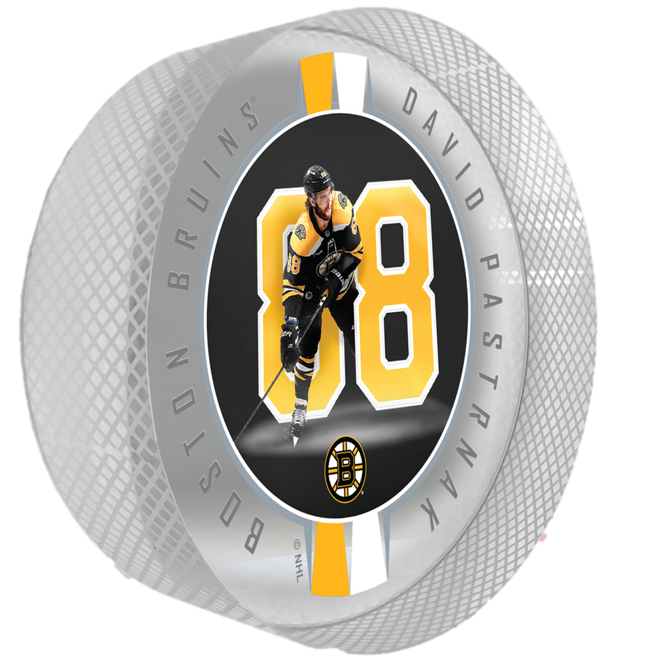 David Pastrnak Puck | Crystal Breakout