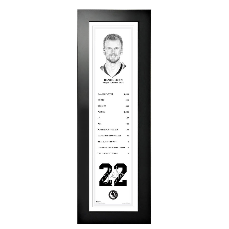 NHL Legends | 6" x 22" Frame | 2022 Daniel Sedin