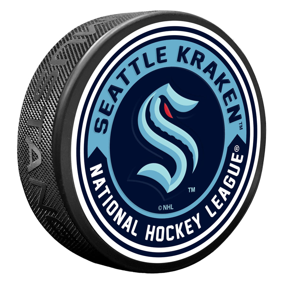Seattle Kraken Textured Arrow Puck