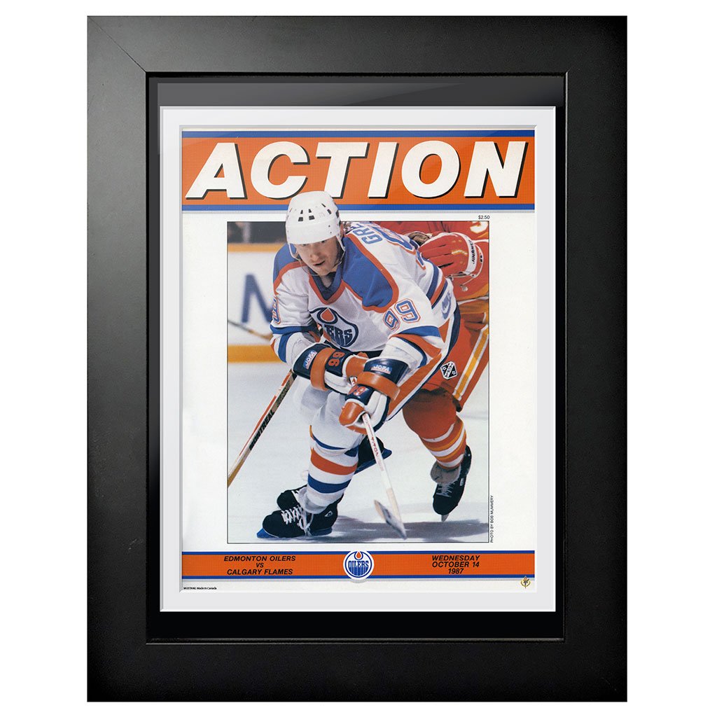 NHL 4x6 Wayne Gretzky Edmonton Oilers Player Plaque