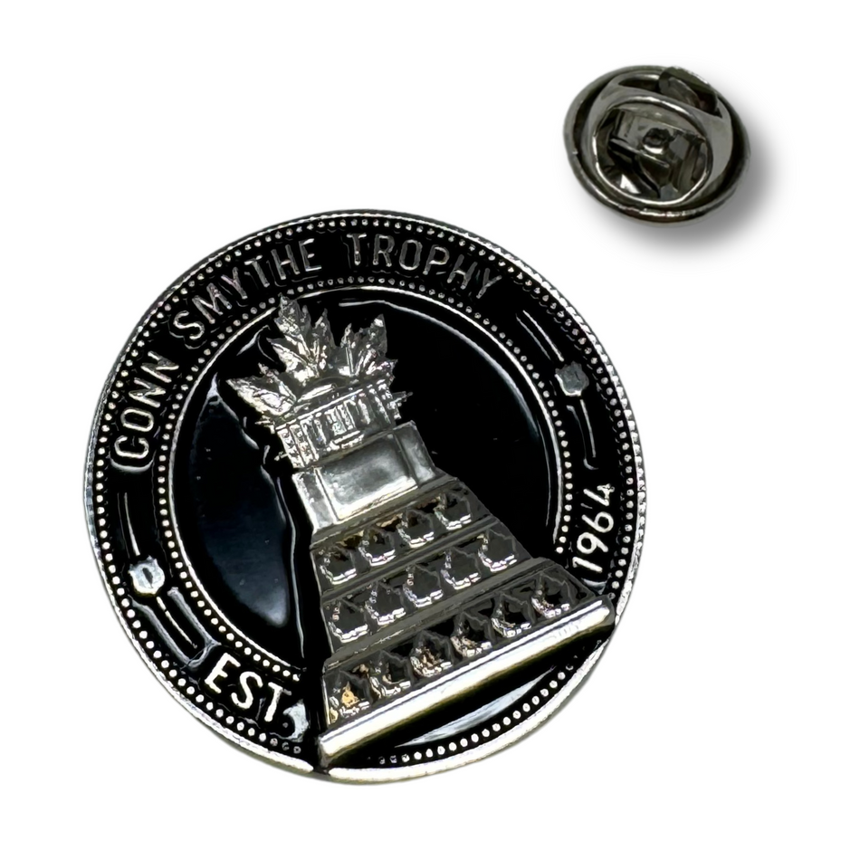 Conn Smythe Trophy Pin | 3D Silver Medallion