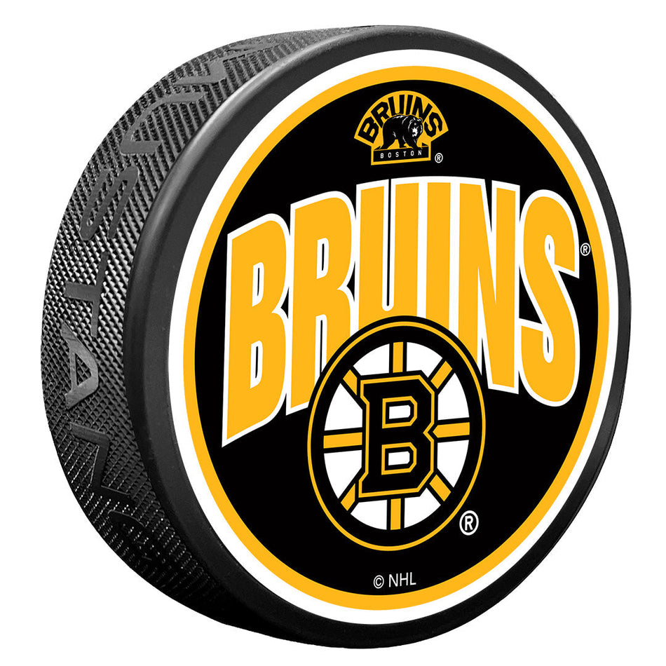 Boston Bruins Puck | Wordmark