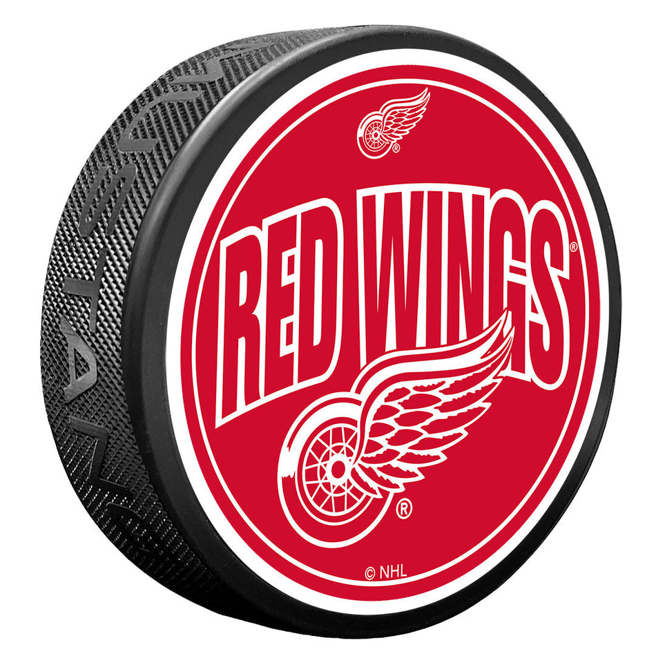 Detroit Red Wings Puck | Wordmark