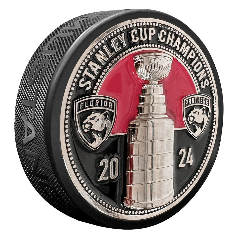 Florida Panthers Puck | Ultra 3D Stanley Cup Medallion