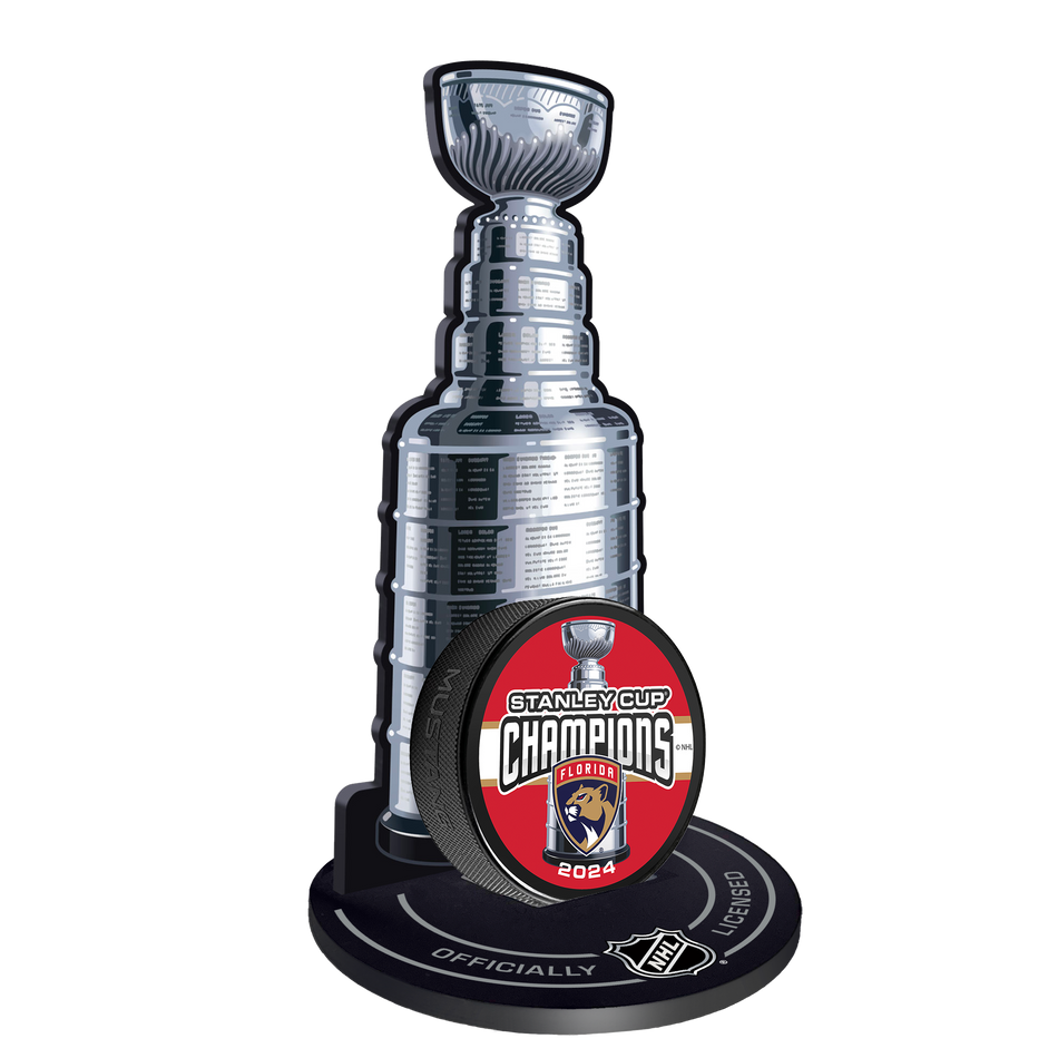 Florida Panthers Stanley Cup Champions Puck Stand