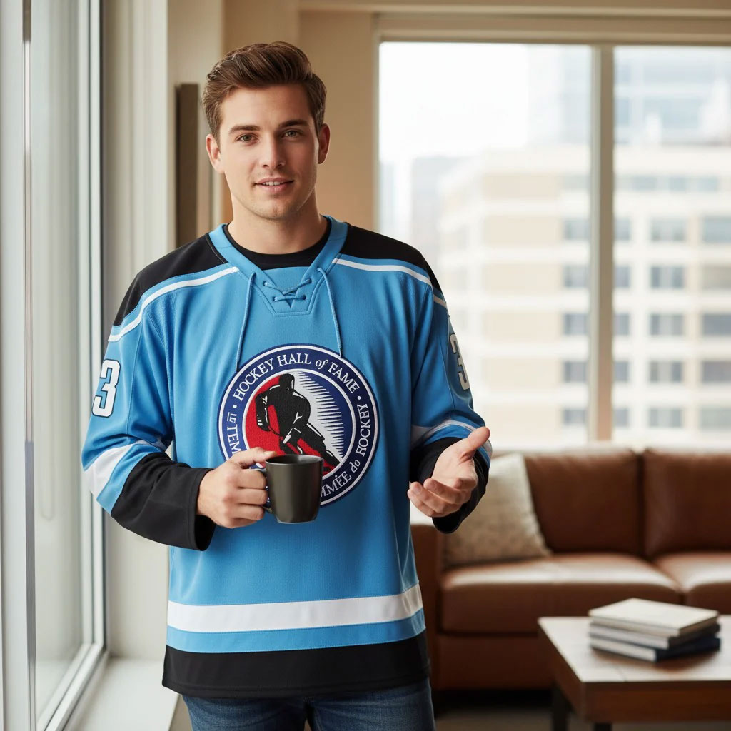 Hockey Hall of Fame Blue Jersey