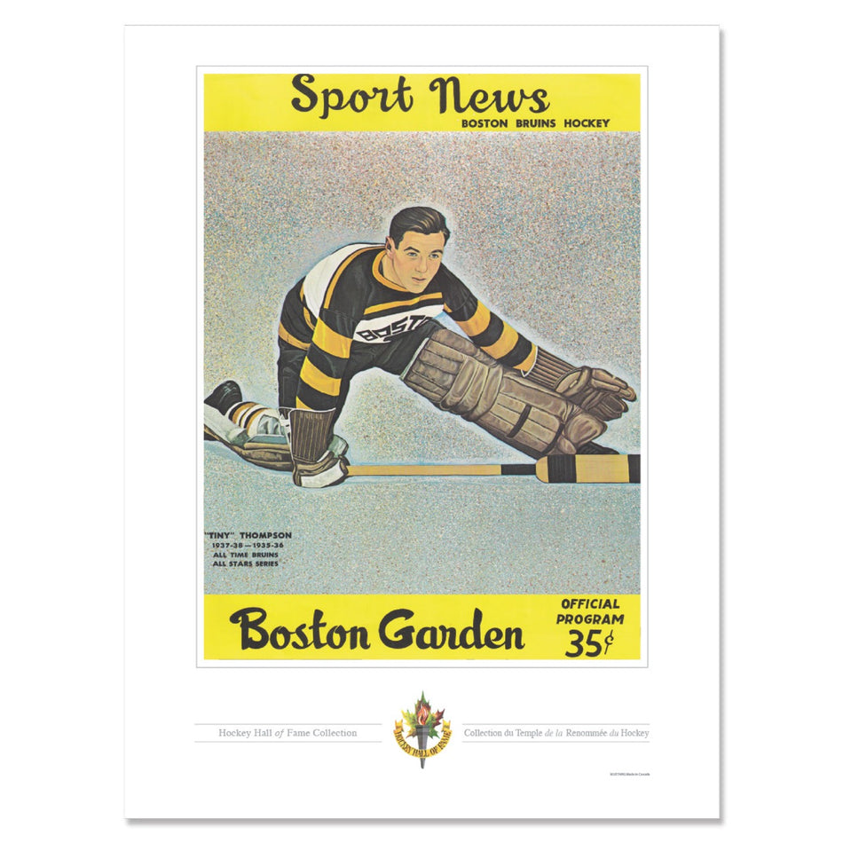 Boston Bruins Memorabilia | Sport News Goalie Stretch Program Cover